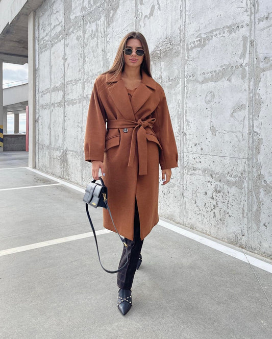 Puff sleeve coat