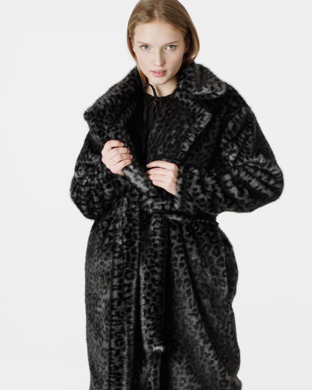 Eco fur coat