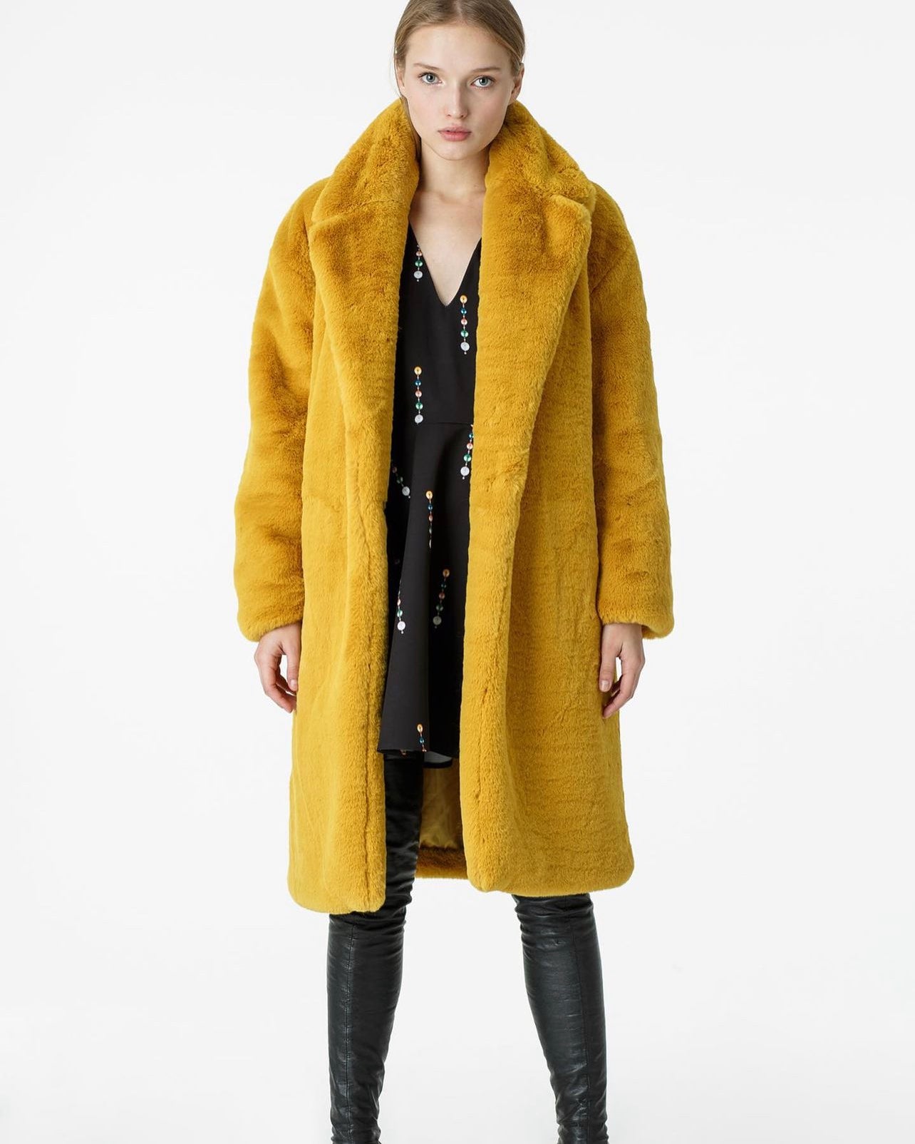 Eco fur coat